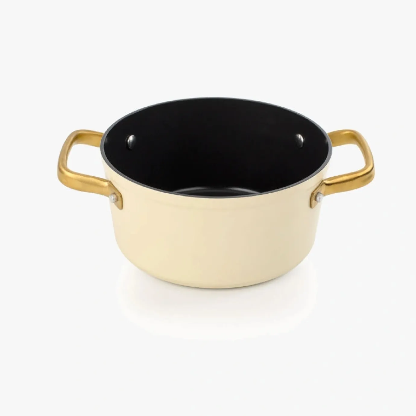 ARCOS Cacerolas|Cacerola Antiadherente Cerámico Serie Samoa Iconic Beige 20 Cm