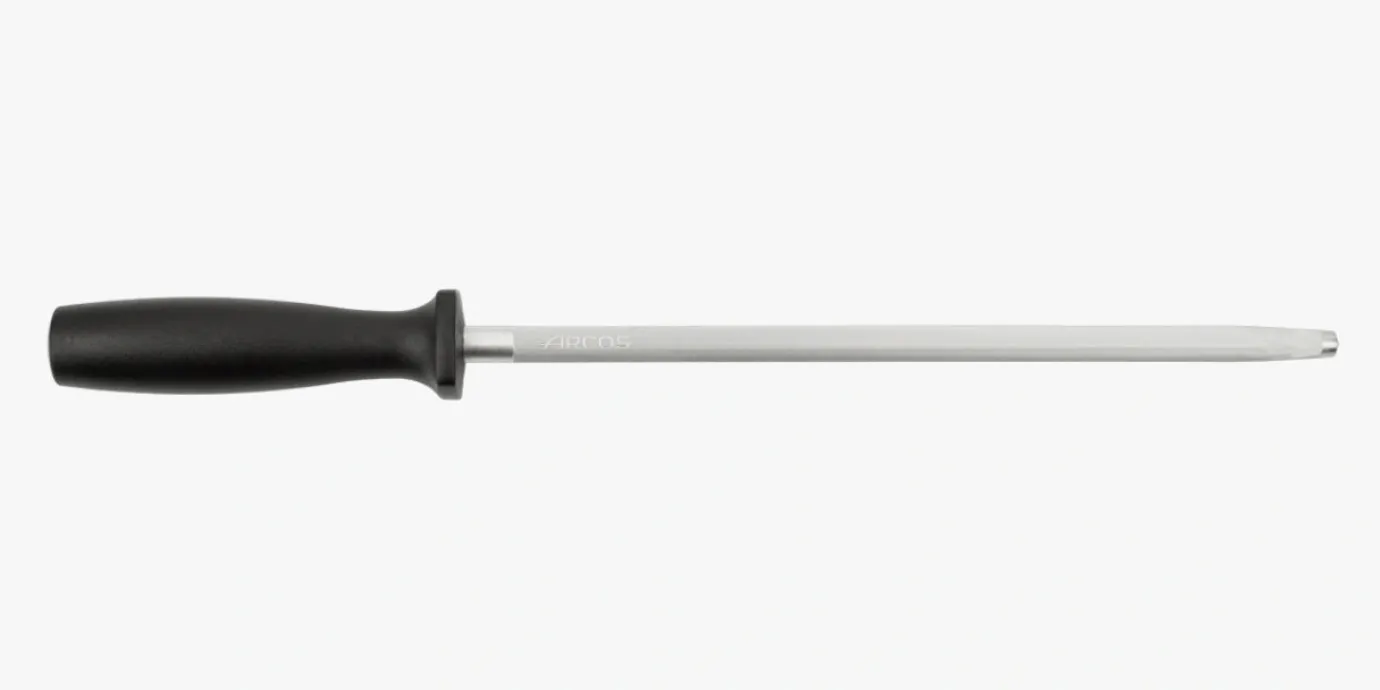 ARCOS Chairas|Chaira de acero color negro 230 mm / 10 mm diámetro