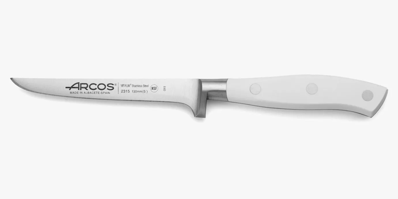 ARCOS Cuchillos Para Carne|Deshuesadores|Cuchillo Deshuesador Serie Riviera Blanc 130 mm