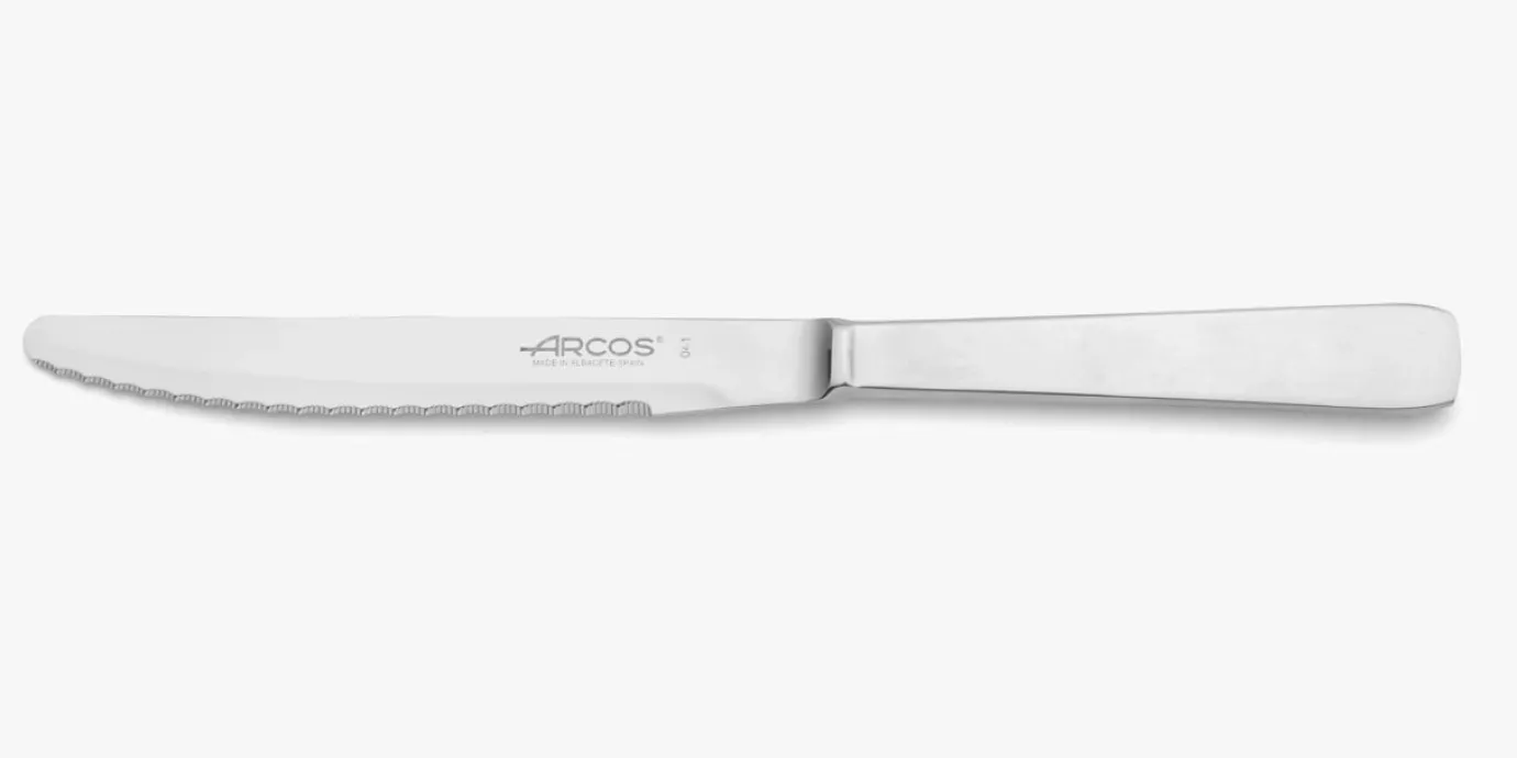 ARCOS Cuchillos Para Mesa|Cuchillo Mesa Monoblock Filo con Sierra
