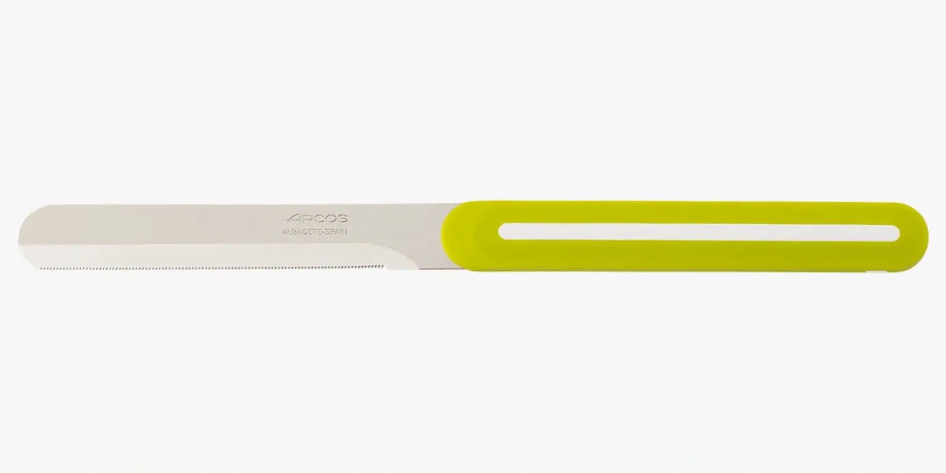 ARCOS Cuchillos Para Mesa|Cuchillo Outdoor Verde Serie Línea 100 mm