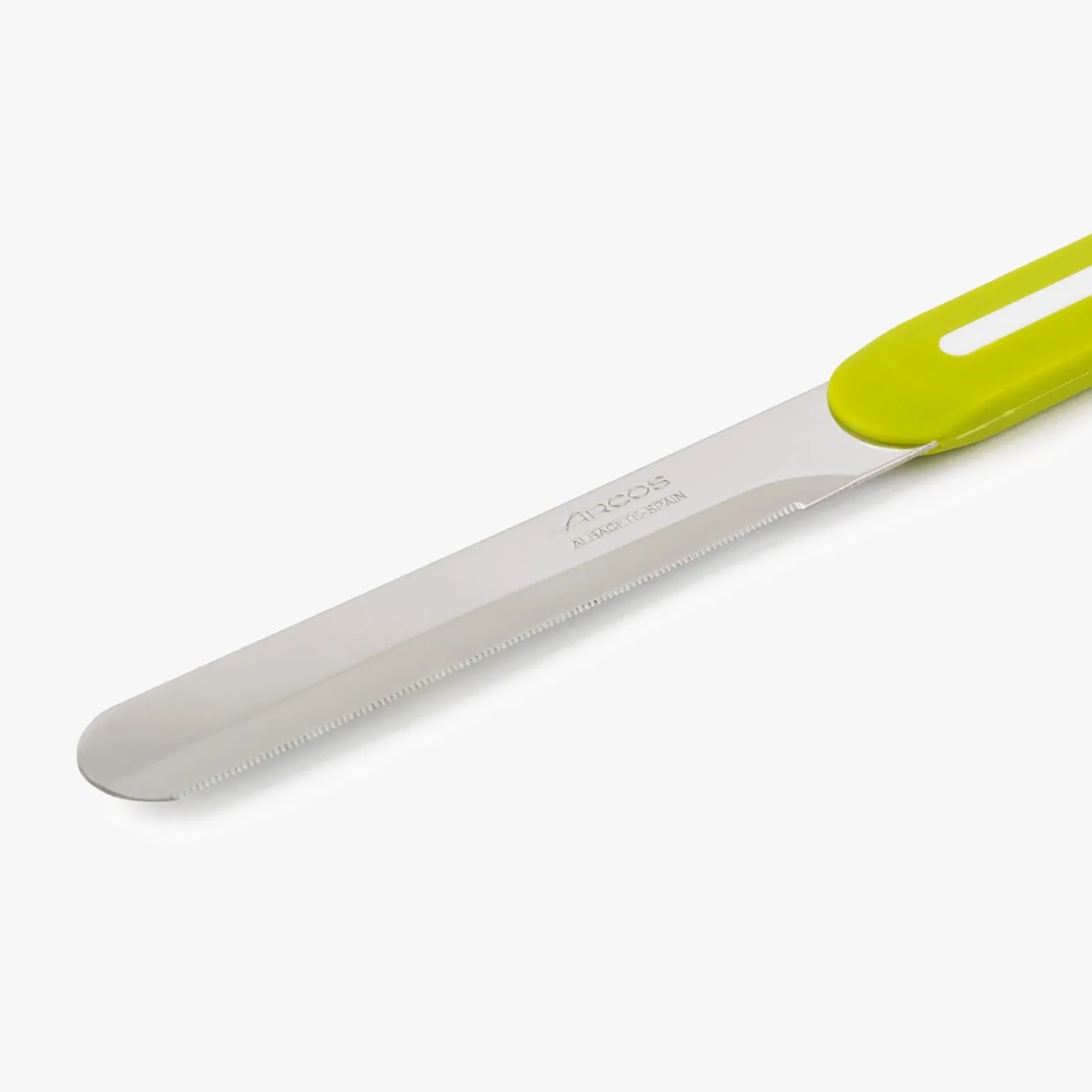ARCOS Cuchillos Para Mesa|Cuchillo Outdoor Verde Serie Línea 100 mm