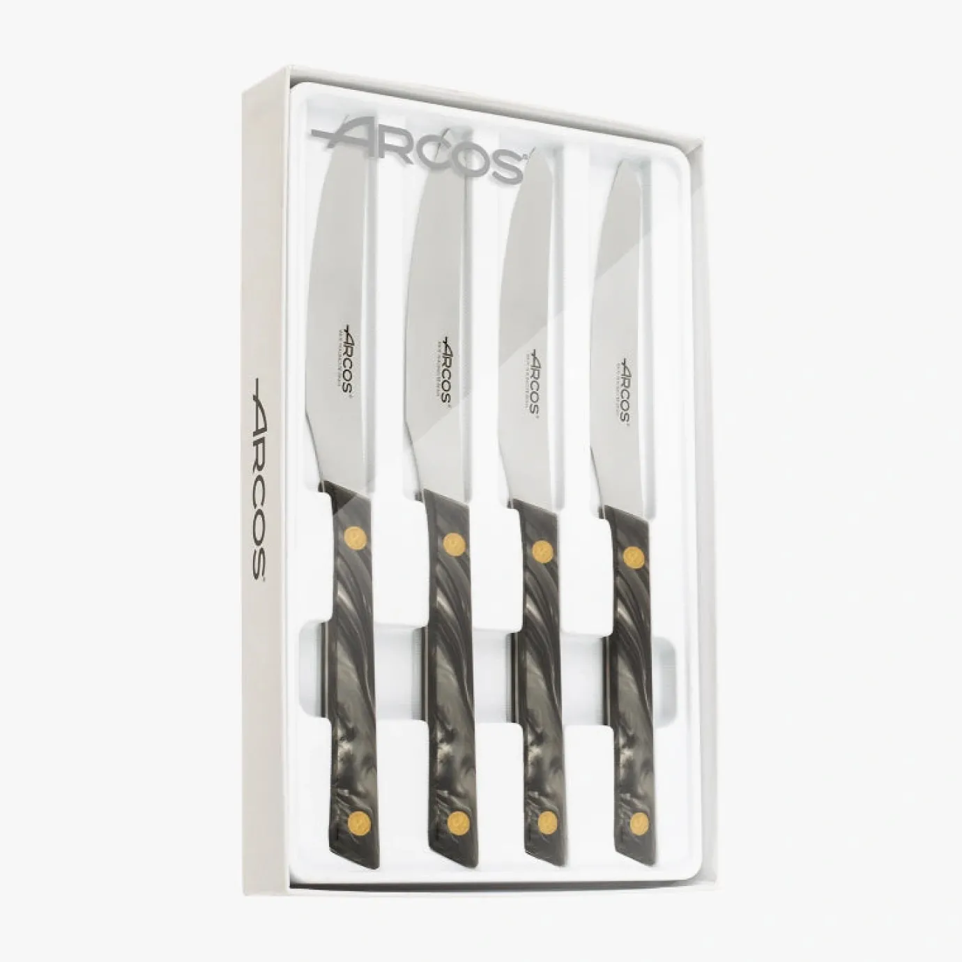 ARCOS Cuchillos Para Mesa|Juego 4 Pzas. Cuchillo Mesa Serie Flysch 110 mm