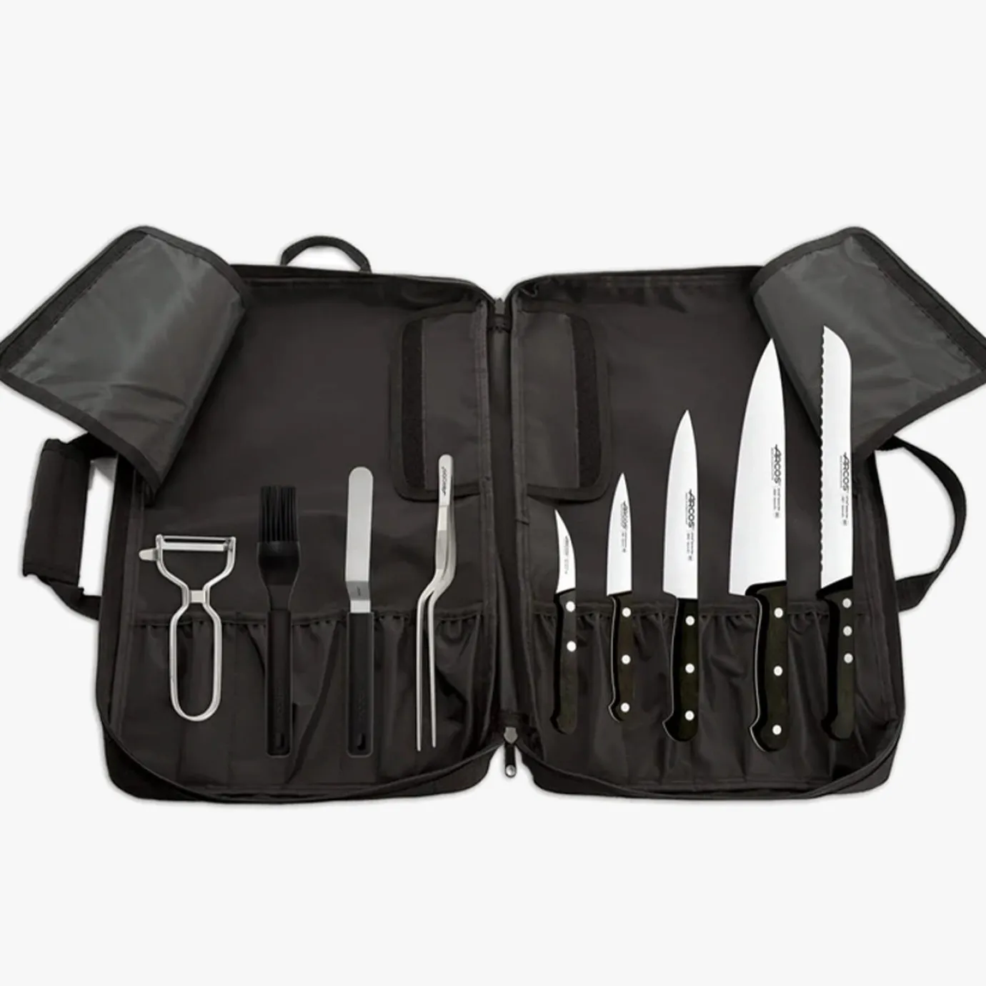 ARCOS Packs Exclusivos Online|Set de cuchillos + gadgets + mochila Serie Universal